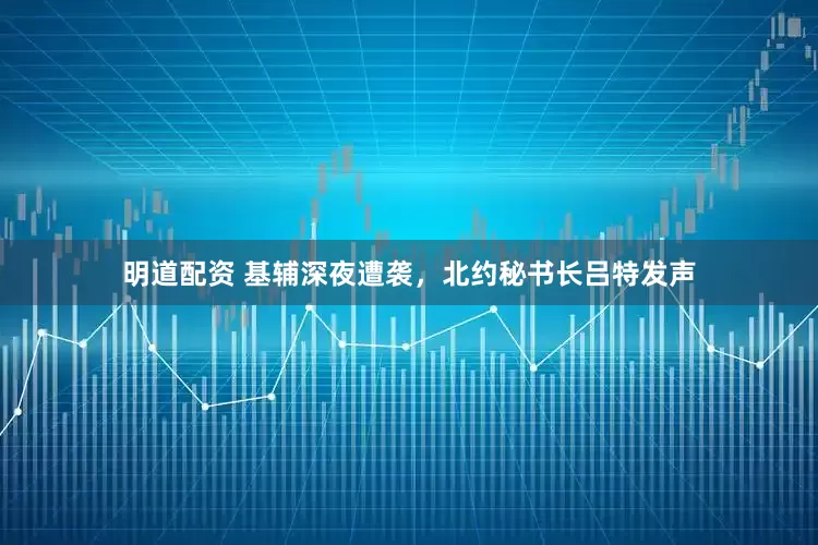 明道配资 基辅深夜遭袭，北约秘书长吕特发声